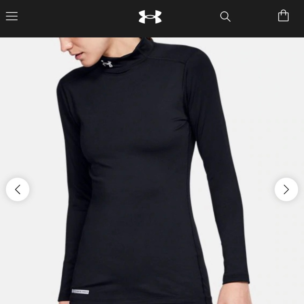 Under Armour Coldgear - size small, black